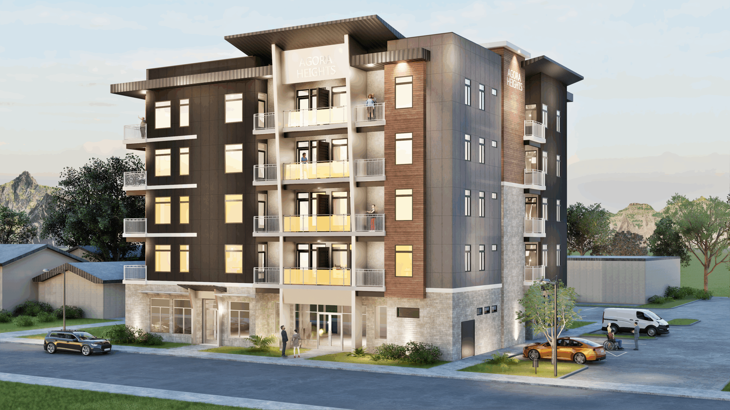10-3-2025 Evening Rendering Agora Heights