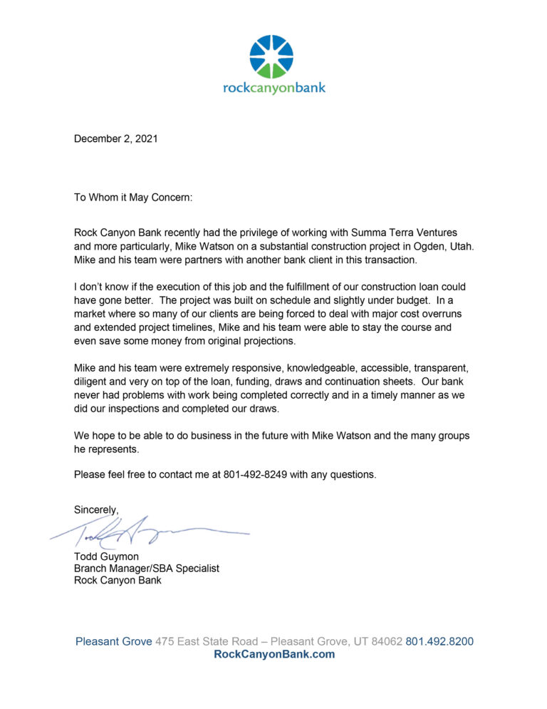 3. 12-2-2021 Letter of Recommendation Todd Guymon